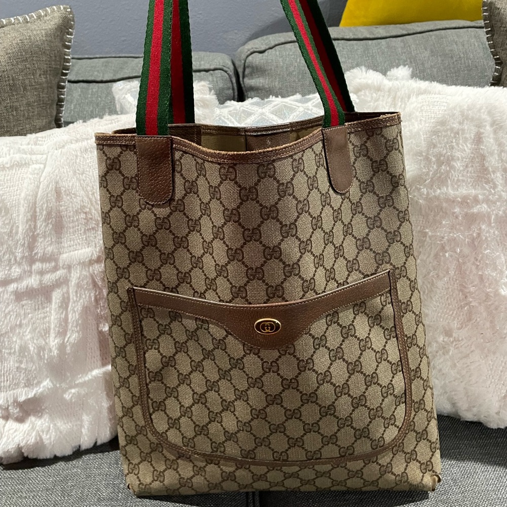 Gucci Bag Handbag Tote Old